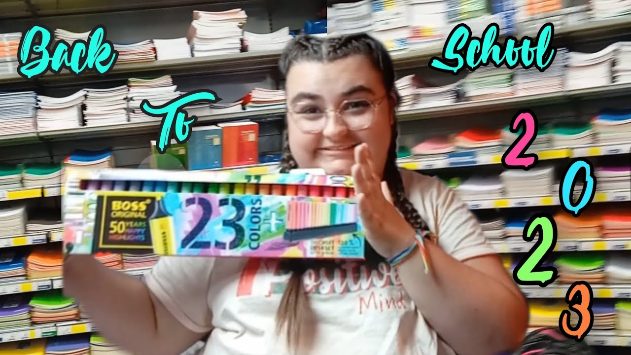 back to school/haul fournitures scolaires 2023