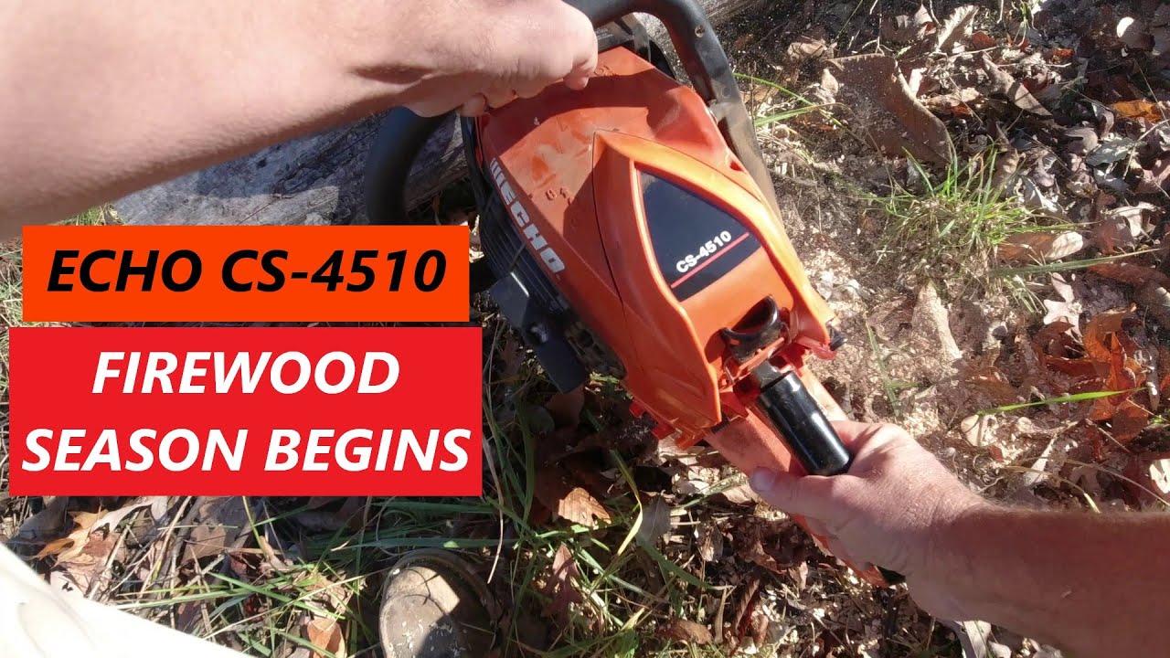 Firewood Season Begins - Echo CS-4510 Chainsaw & The Farm