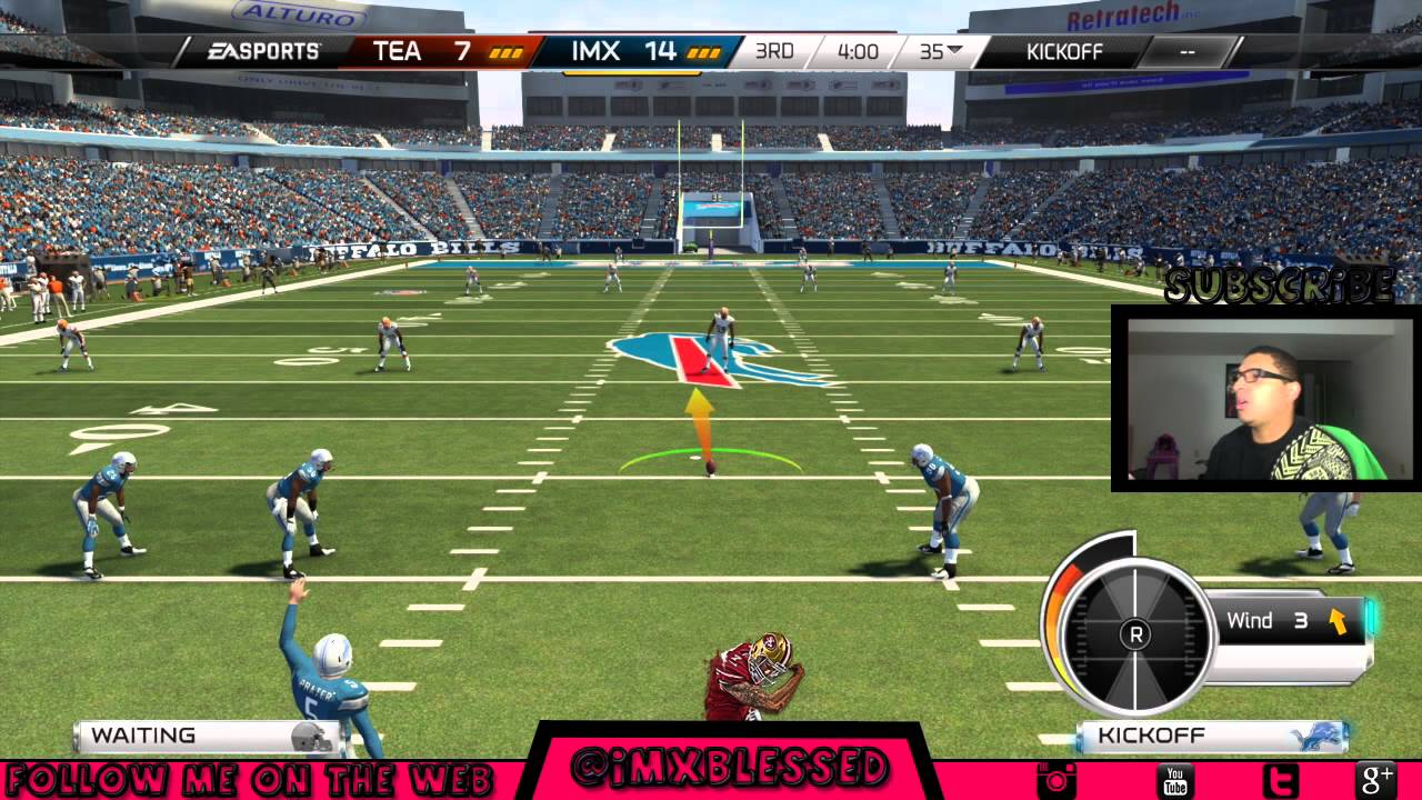 Madden 25 Face Cam| XB1 | Carlos Hyde Goes HAM! | Madden NFL 25 MUT25