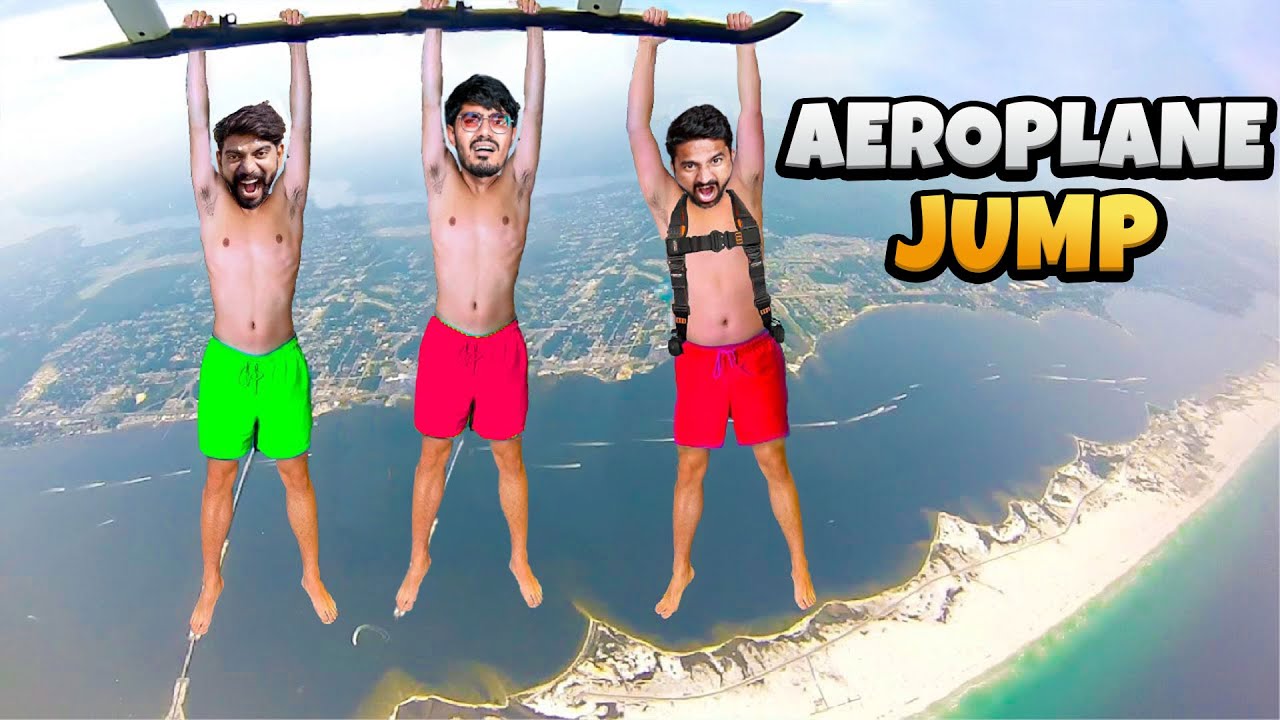 हवाई जहाज़ से कूदना पड़ा भारी   Jumping From an Aeroplane