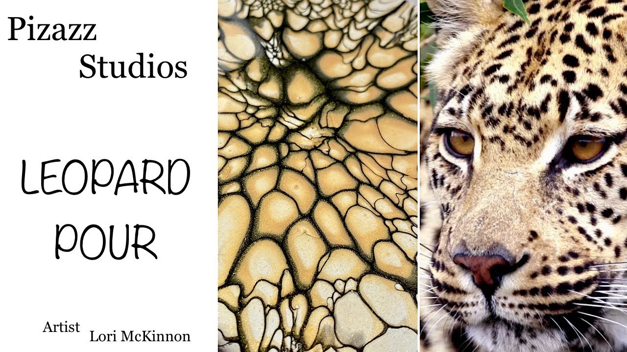 #120 LEOPARD Fluid Art Acrylic Pouring | ONLY 3 COLORS | Inspired by Nancy Pitre Art@LoriMcKinnonArt