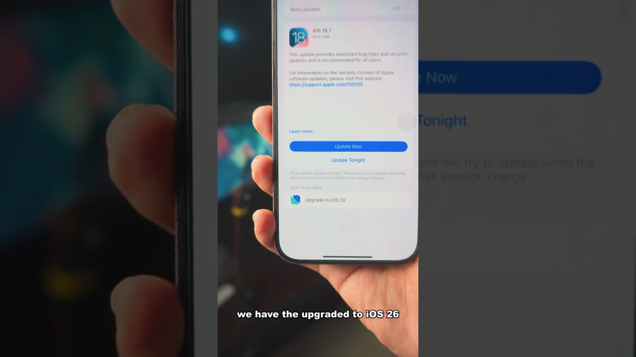 How to update iPhone to Latest iOS 26 #iphone #ios26