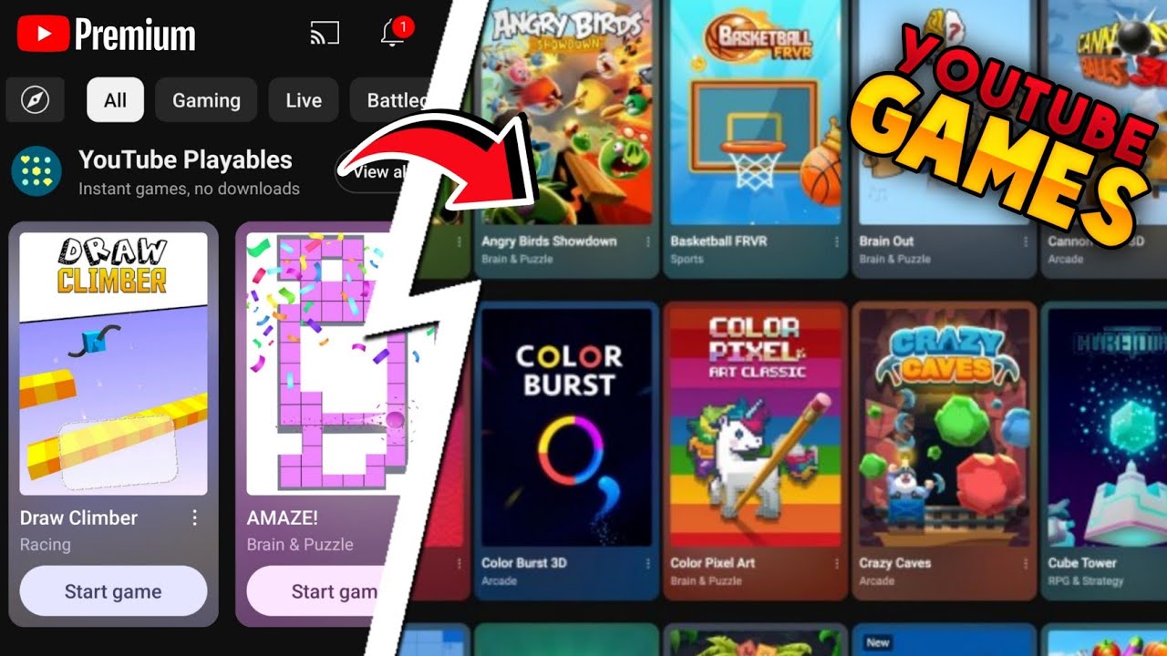 These YOUTUBE SECRET GAMES are crazy 😮 | Prakyad