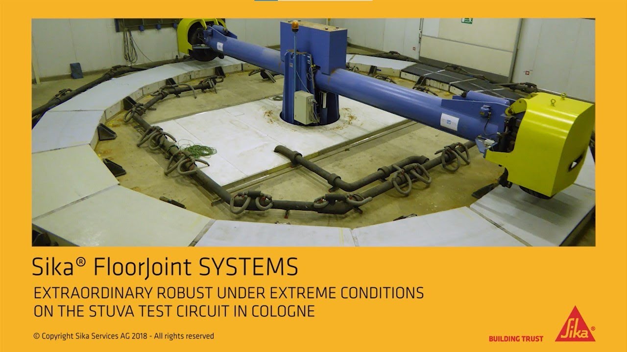 Sika&reg; FloorJoint Systems  extraordinary robust under extreme conditions I西卡伸縮縫抗磨測試 I