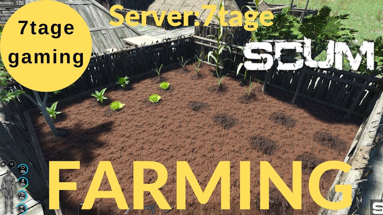 SCUM ⭐ FARMING SO GEHTS ⭐ #8 ⭐ 7tage-gaming Patch 0.8 ⭐ gameplay deutsch