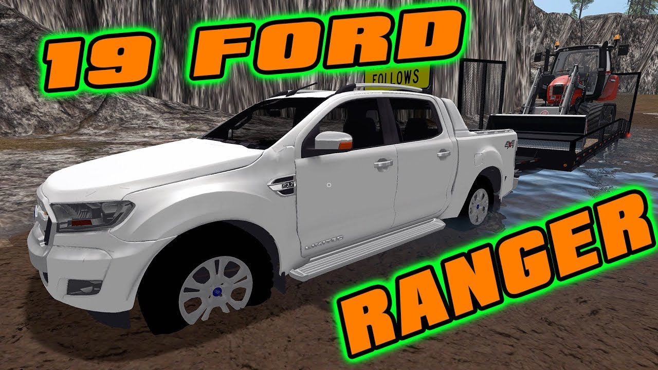 My New 2019 Ford Ranger Got Stuck in the muddy puddle but I had M82 SAME Krypton tractor.