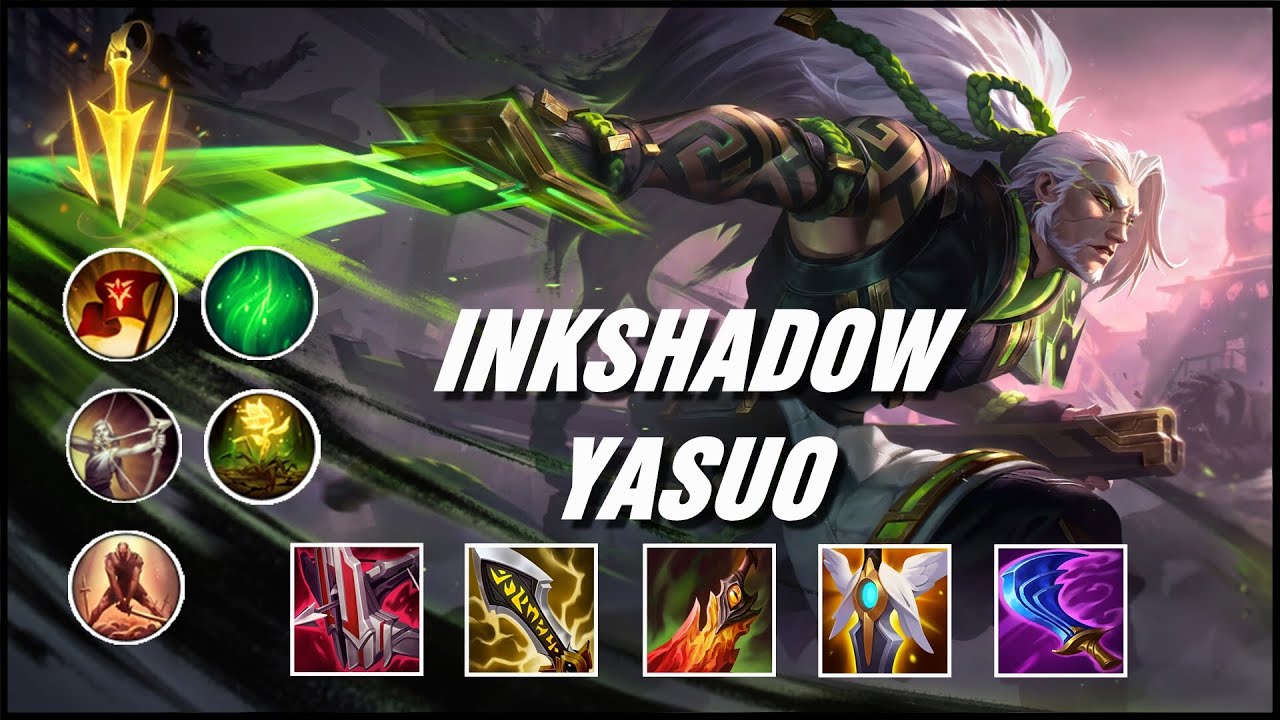 Yasuo Ranked Montage #4 - INKSHADOW YASUO NEW SKIN MONTAGE - League Of Legends Best Yasuo Plays 2023