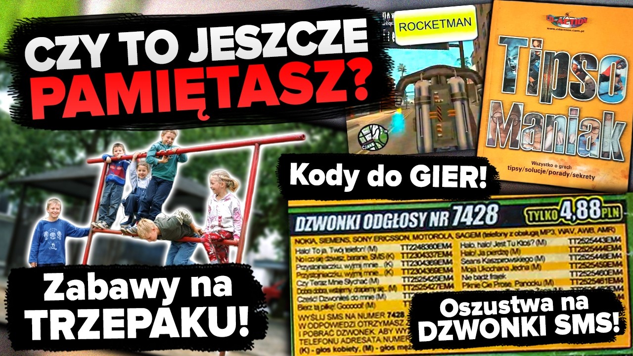 Dlaczego już nie robią TRZEPAKÓW!? 🤬 Czy dzwonki na telefon z gazetek to było OSZUSTWO? 🤔