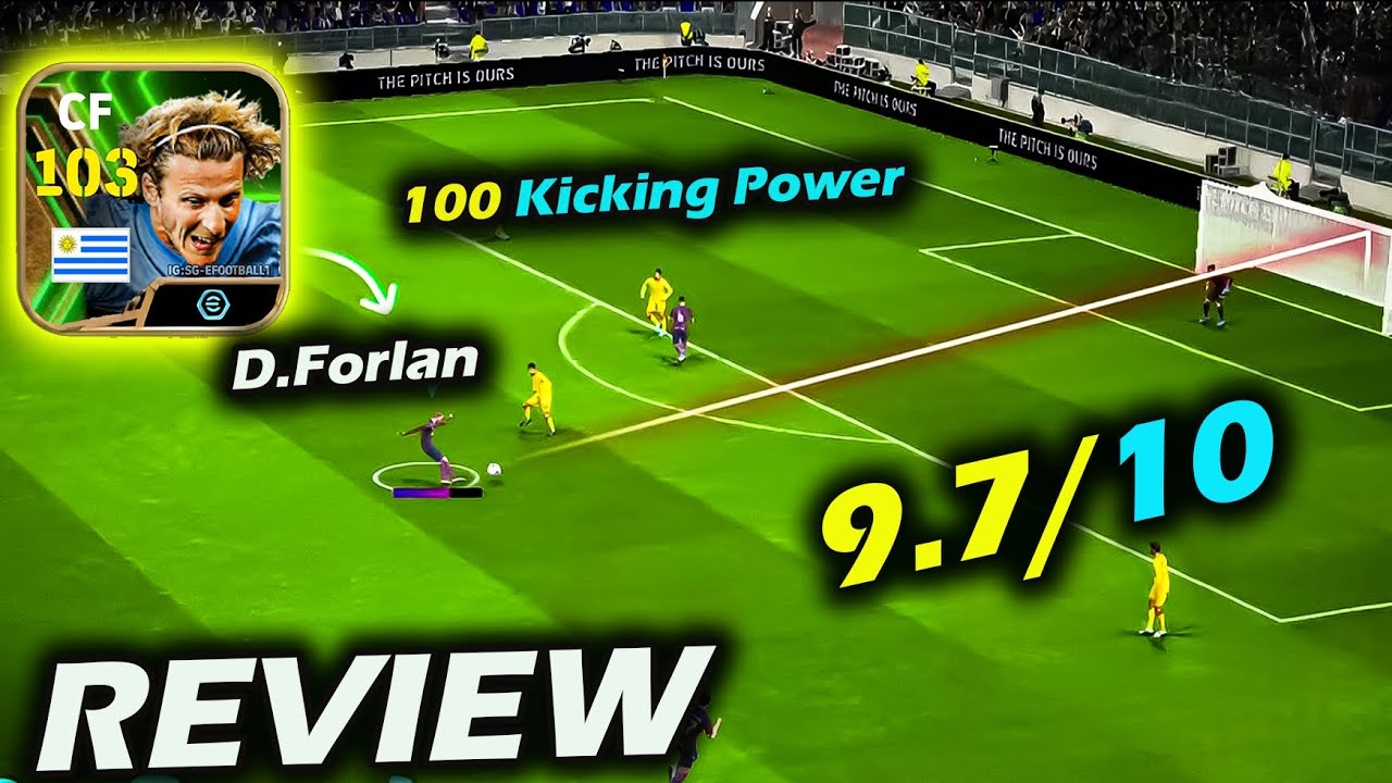 Forlan🤯Epic booster review- Best Striker🔥efootball ||efootball 2024