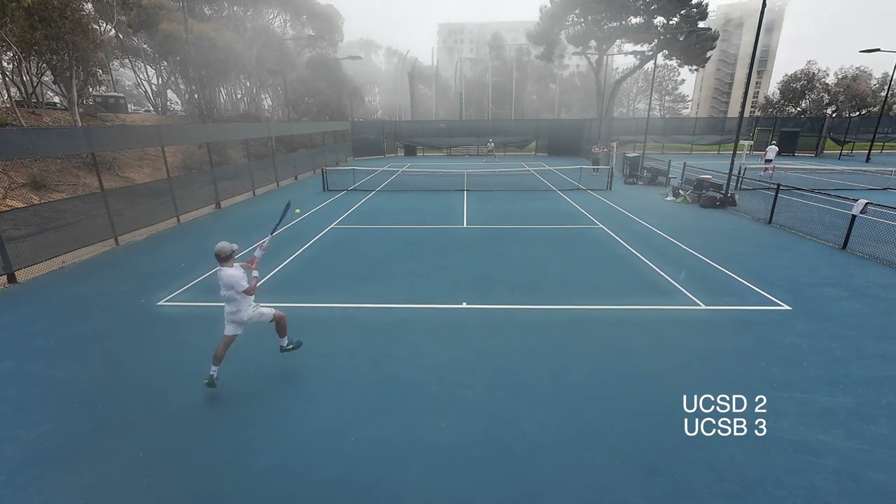 UC San Diego vs. UC Santa Barbara | D1 Big West 2025 | Charles Qian vs. Matei Gavrea