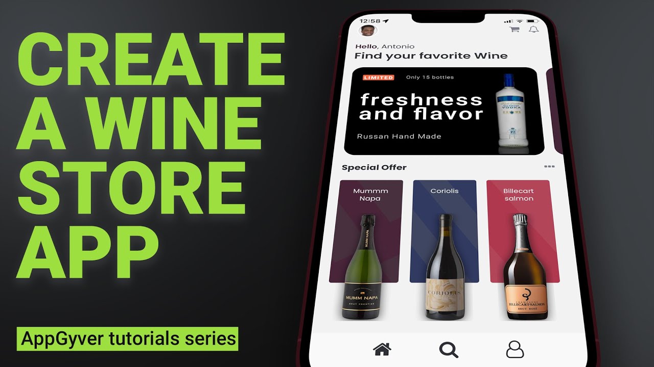 SAP Build Apps (aka AppGyver) tutorial creating a wine store for scratch.