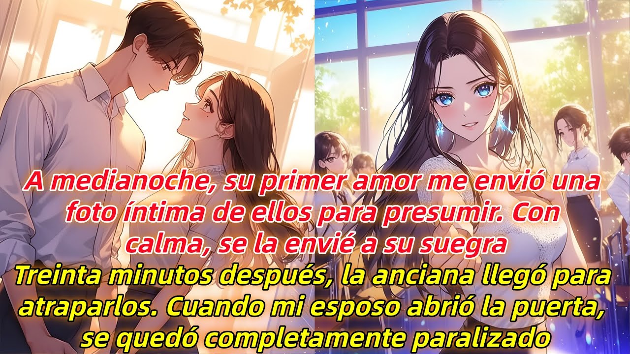 A medianoche,su primer amor me envió una foto íntima de ellos para presumir.se la envié a su suegra.