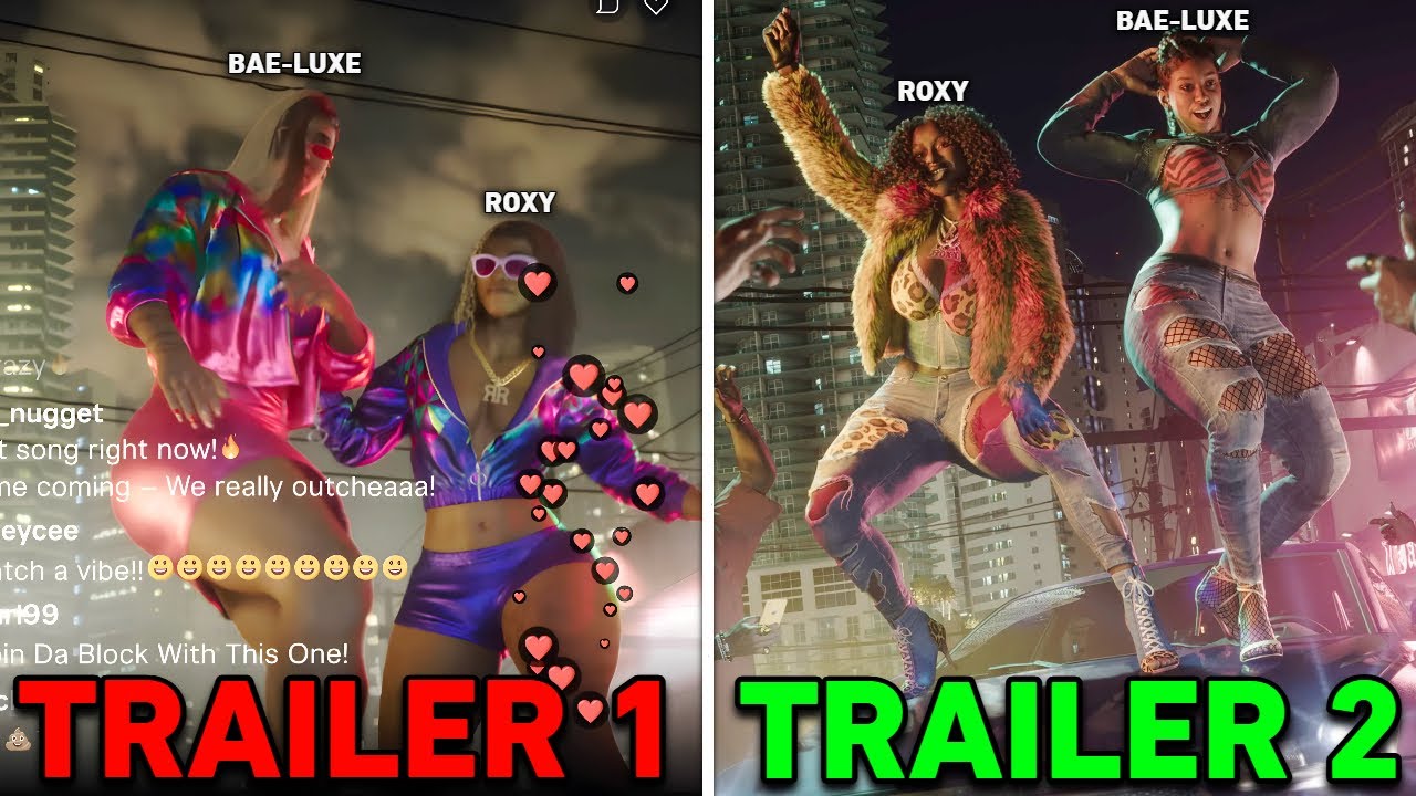 The Differences and Changes from GTA 6 Trailer 1 to Trailer 2 Go Far Beyond Graphics