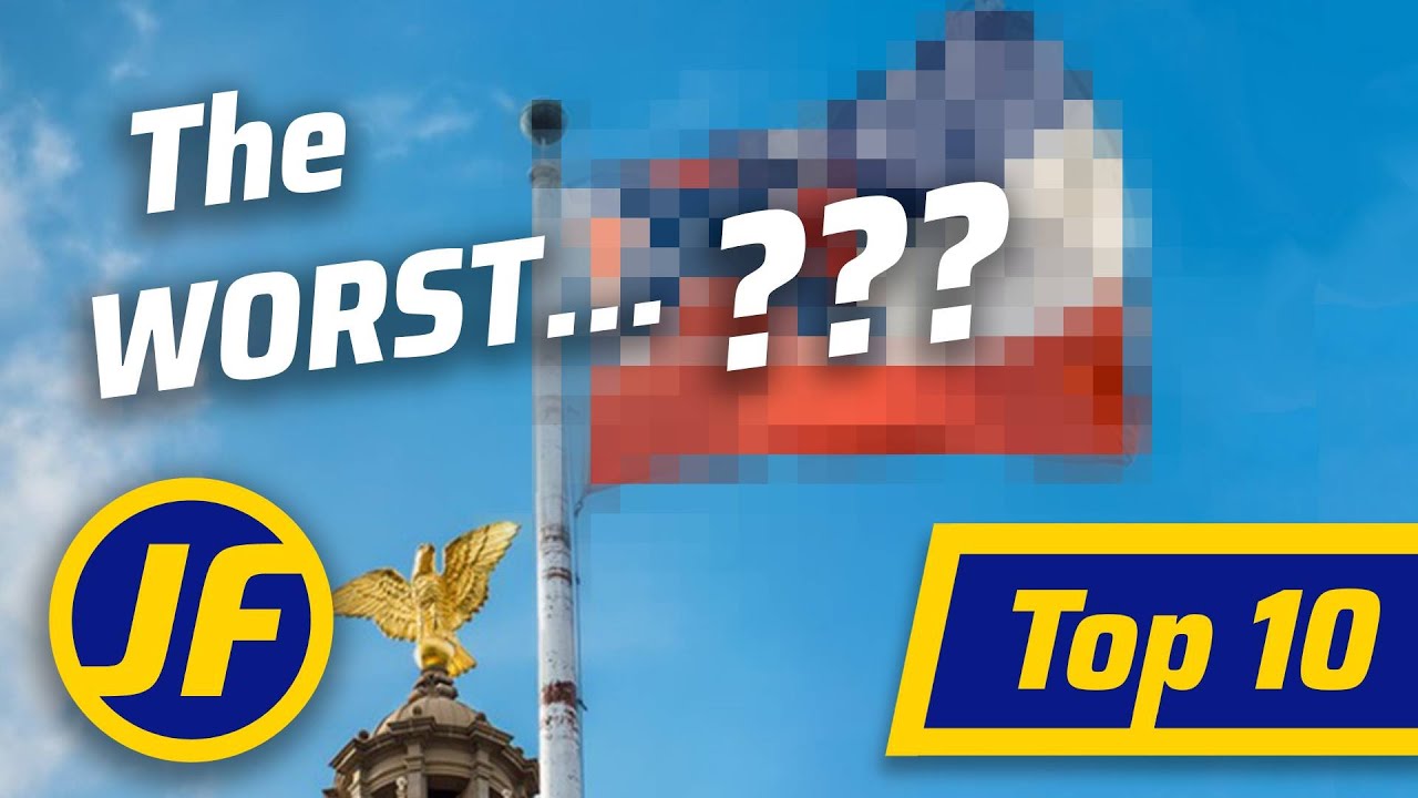 Top 10 WORST US State Flags in History
