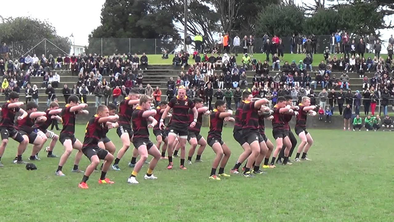 PARAPARAUMU COLLEGE & KAPITI COLLEGE RUGBY HAKA 2014
