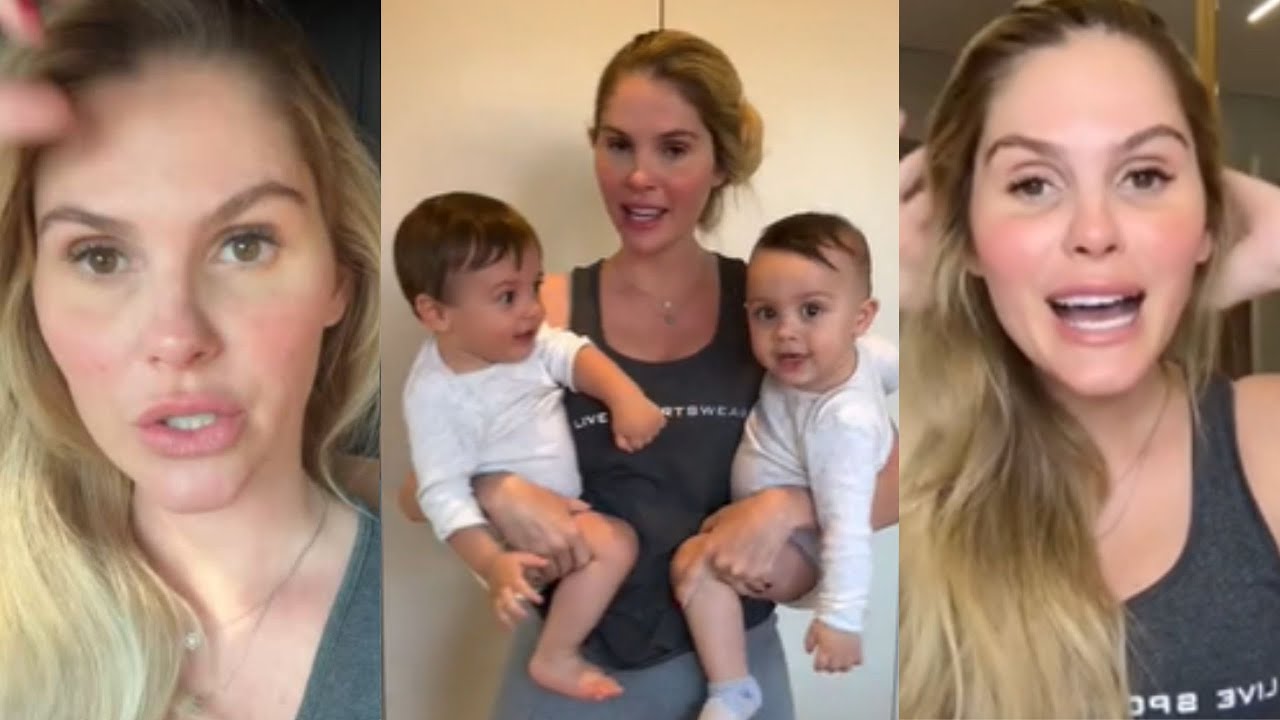 BARBARA EVANS DANÇANDO COM OS GÊMEOS ALVARO E ANTONIO
