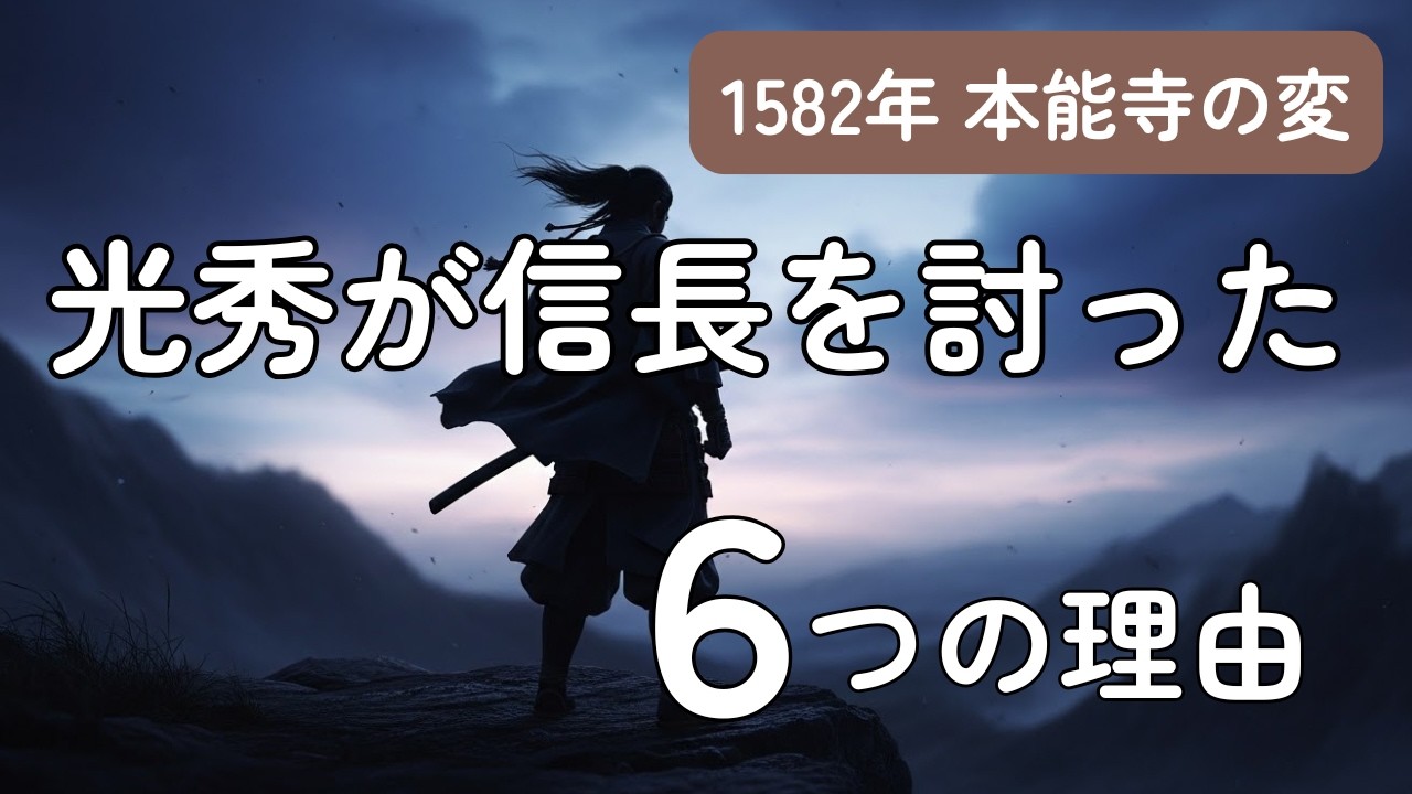 【戦国時代 本能寺の真実】～光秀が信長を討った本当の理由６選～彼を動かしたものとは？
