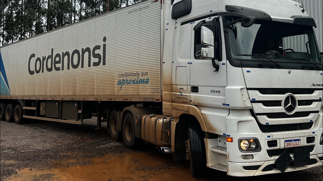 Actros v6 com difusor de escapamento não existe ronco igual