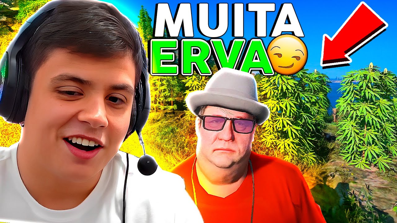 PLANTEI MUITA ERVA ILEGAL 🌿😏 no GTA RP! (Paulinho o LOKO)