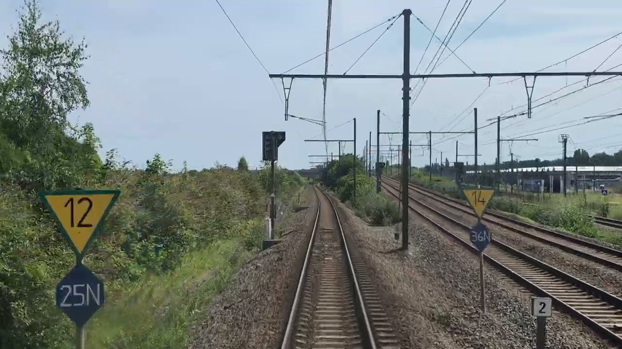 NMBS SNCB | AM Klassiek MR | Cityrail | '968' | Cabride / Cabview | Brussel Noord -Luchthaven |
