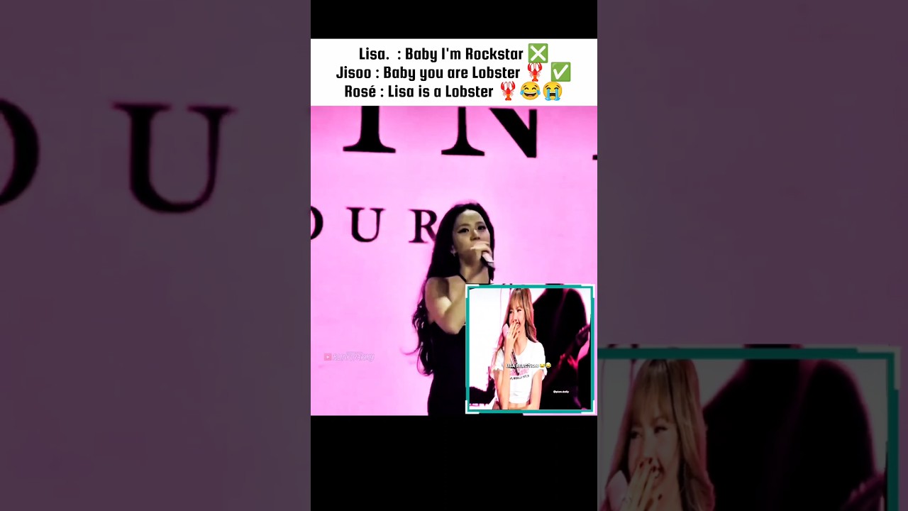 Джису меняет текст Rockstar #jisoo #ros&eacute; #lisa #blackpink #kpopshorts #fypviralシ #fypシ