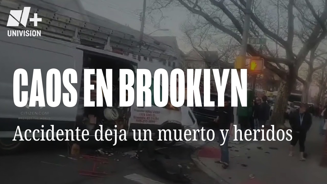 Choque múltiple en Brooklyn deja un muerto y 10 heridos