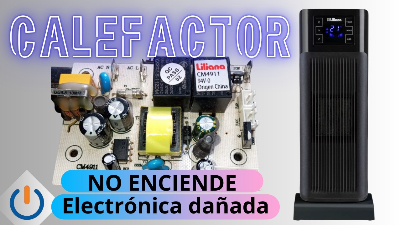 Por qué no enciende mi Calefactor torre Liliana?