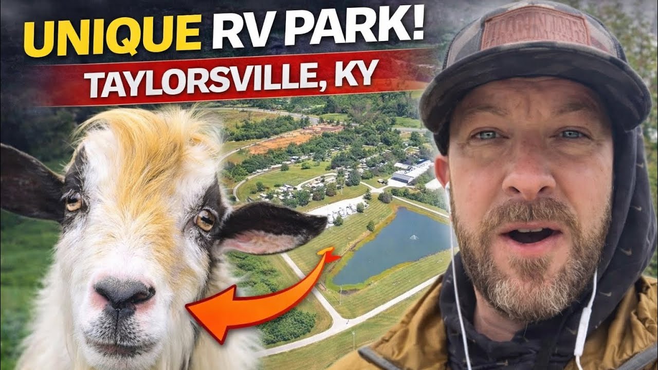 We Found GOATS at This RV Park?! 🐐 | Taylorsville, KY