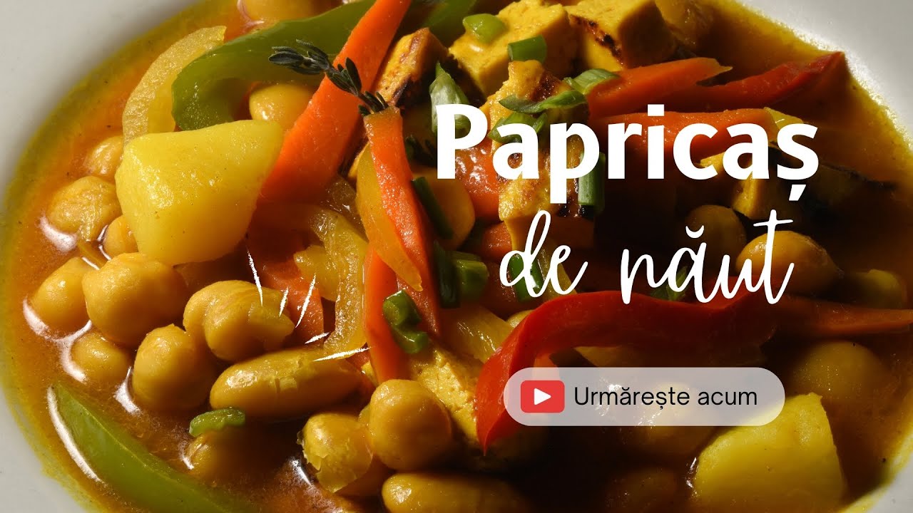 Papricaș de Năut: Deliciu Vegan la Arta Bucătăriei Vegane cu Dr. Szallos-Farkas Konrad