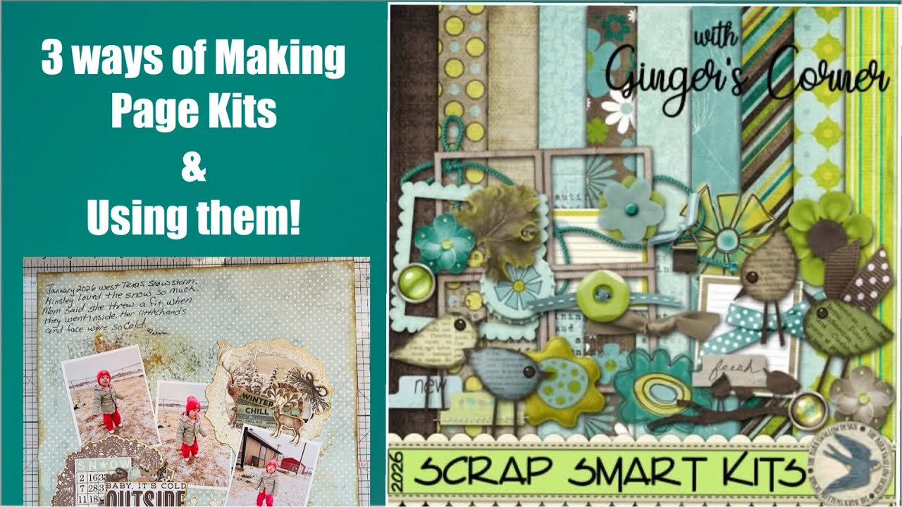 Создание наборов для скрапбукинга и их использование! Наборы для скрапбукинга SCRAP SMART! #испол...