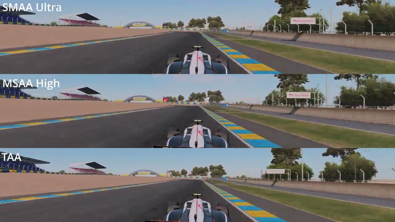 Automobilista 2 Temporal Anti-Aliasing Preview