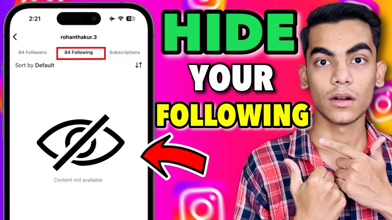 Hide Instagram Following List | Hide Instagram Followers | Instagram Following Hide Kaise Kare