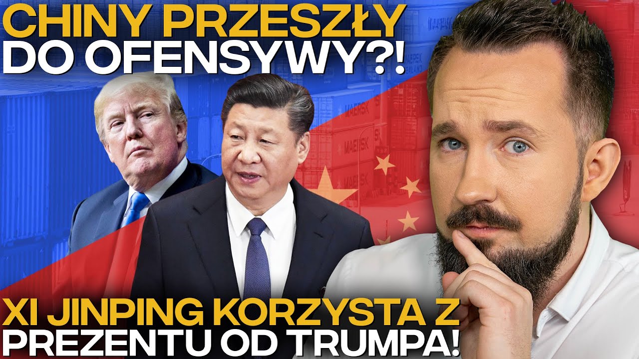 USA vs CHINY: WOJNA HANDLOWA się ROZPĘDZA! | 245% CŁA i OFENSYWA CHIN 