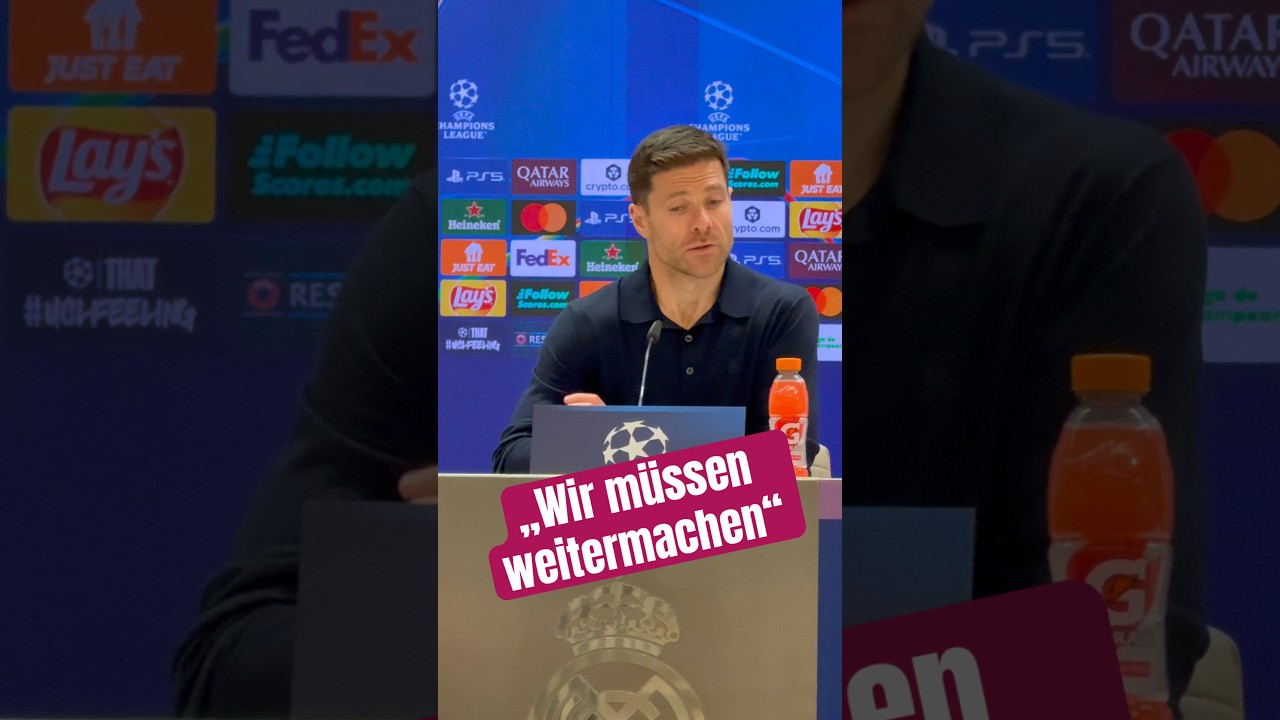 Xabi Alonso nach dem 1:2 gegen City🎤 