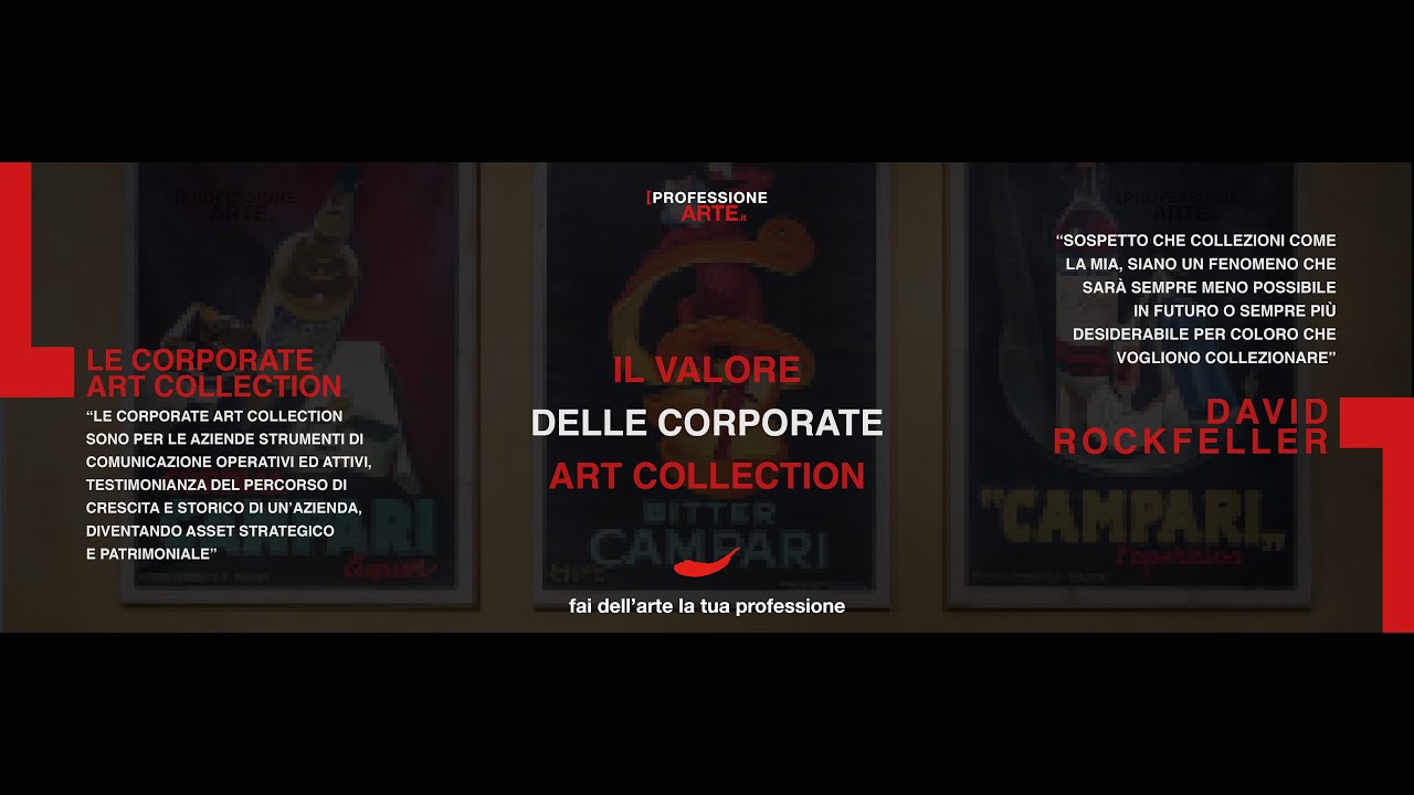 Le Corporate Art Collection | ProfessioneARTE.it | Art Webinar | E-learning