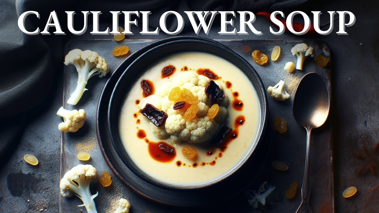 Cauliflower Soup Reimagined: Anchovies & Chili Puree