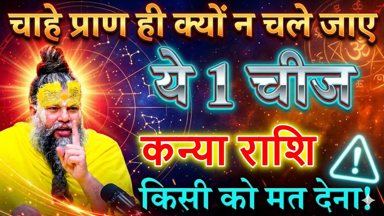 कन्या राशि वालों ⚠️ 18  मार्च 2026: चाहे प्राण ही क्यों न चले जाए, ये 1 चीज किसी को मत देना! 😱