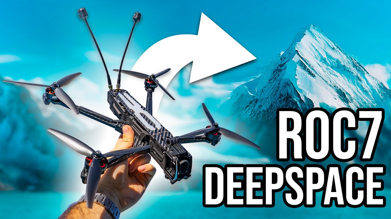 Может ли дрон с FPV-полётом на большие расстояния летать так же хорошо? Deepspace Roc7
