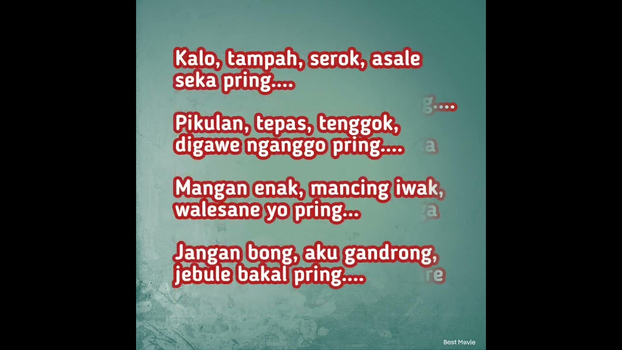 NGELMU PRING  jogja hip hop foundation