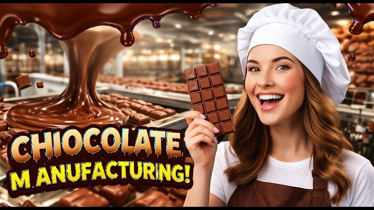 Inside the Chocolate Factory: How cocoa beans are turned into chocolates(process)