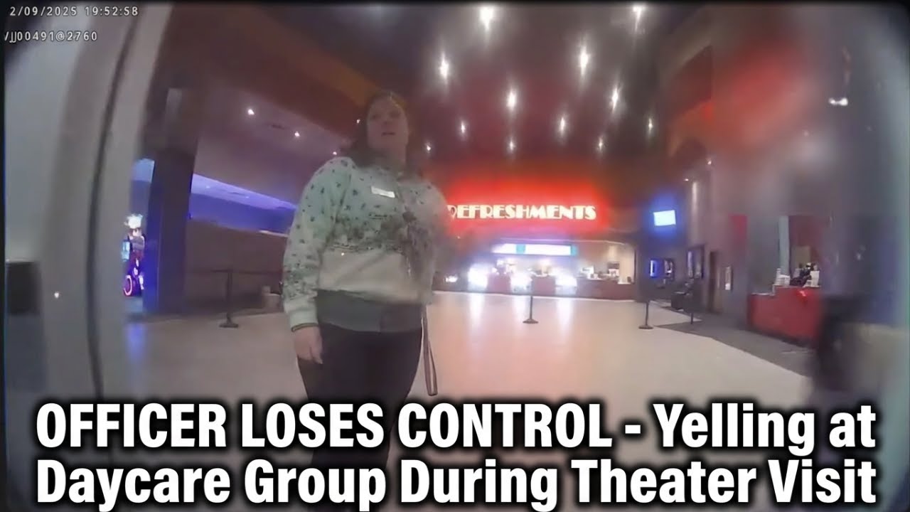 Officer Disciplined for Yelling at Daycare Group - Theater Incident Bodycam Footage