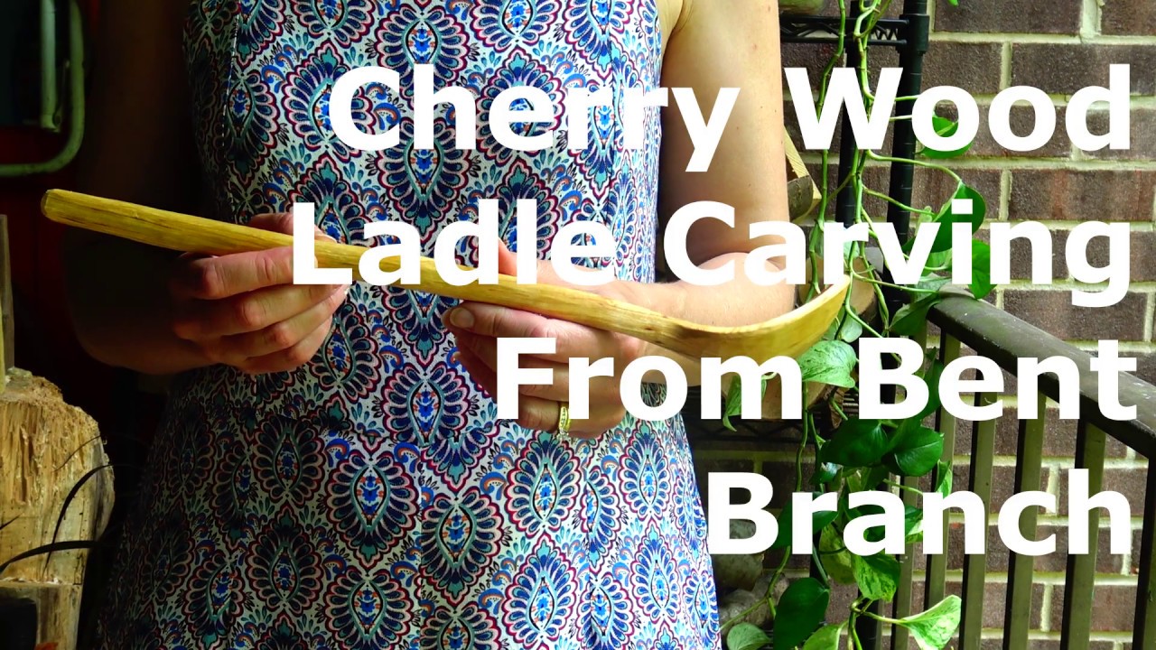Cherry Wood Ladle from Bent Branch