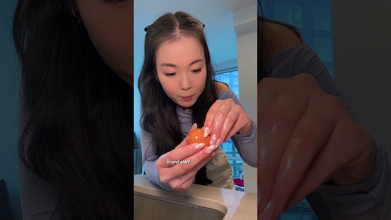 egg tutorial for what i consider my perfect eggs 🥚 #egg #eggs #eggtutorial #softboiledegg