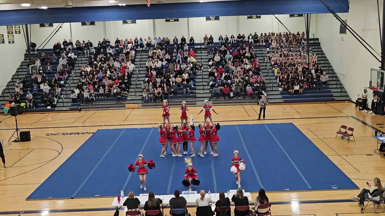 Swift Creek  Middle School at Chesterfield County Middle School Cheer Competition 2025 ❤️💙