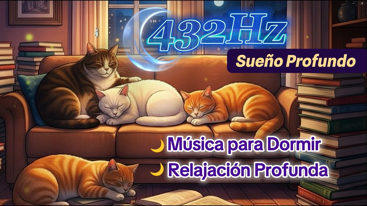 432Hz Sueño Profundo🌙Música para Dormir✨Relajación Profunda🌌Noche Tranquila｜432Hz Deep Sleep