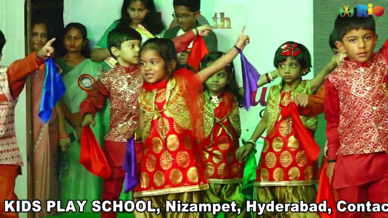 Punjabi Song-RIO KIDS-10th Annual Day #kindergarten #playschool #kidsdance #nizampet #PP1