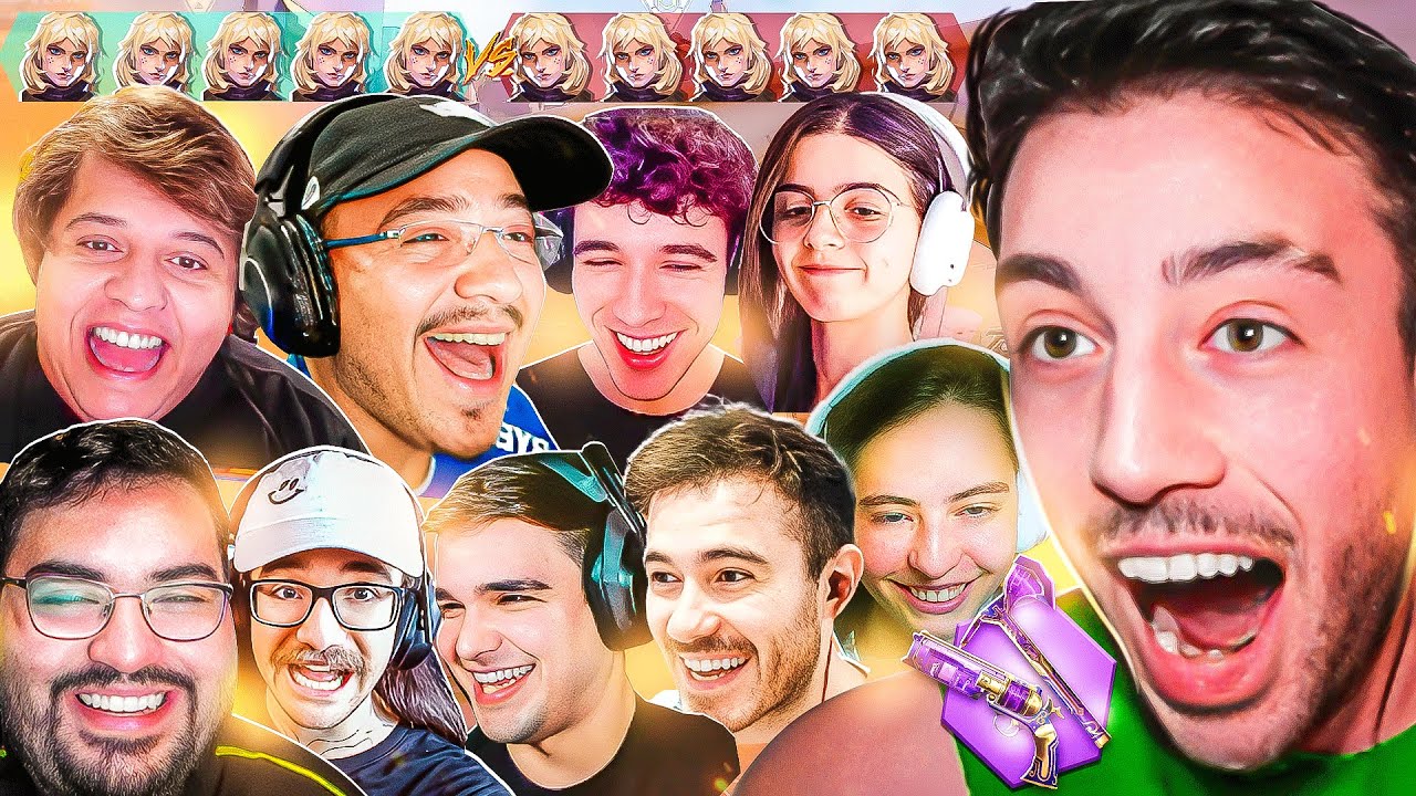 Amassei STREAMERS com a NOVA AGENTE do VALORANT!@tteuwfps@OtsukaXD@Coreanowo @f0rsaken@Nuuhfpse CIA