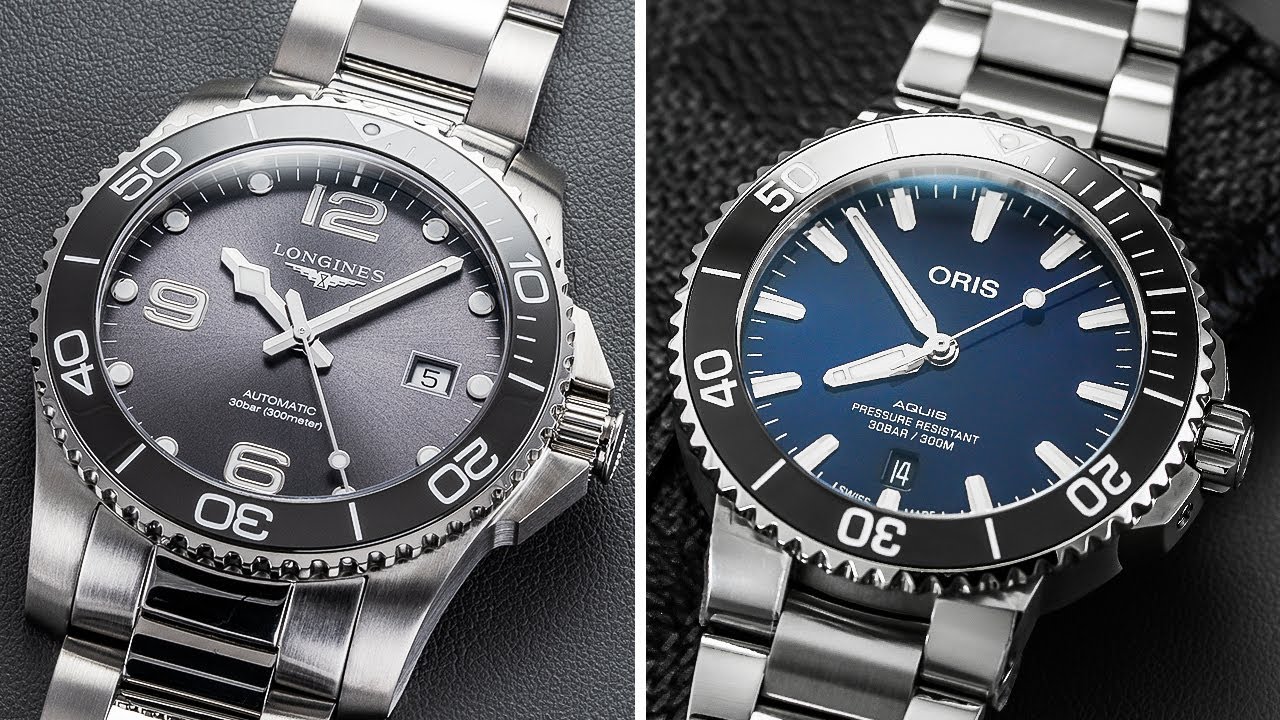 Двое лучших часов для дайвинга стоимостью около 2000 долларов — Longines HydroConquest против Ori...