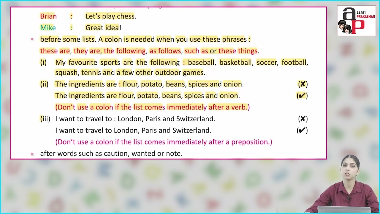 Ch 14 | Aarti Prakashan | Grammar | Class 8 | Punctuation Marks | For children
