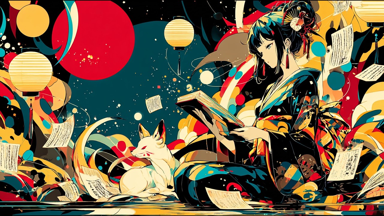 【和風BGM】読書の時間｜2時間｜Japanese Dark BGM